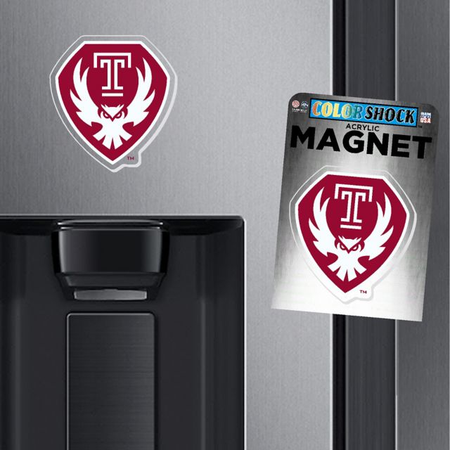 Temple University 7in. Owls Magnet