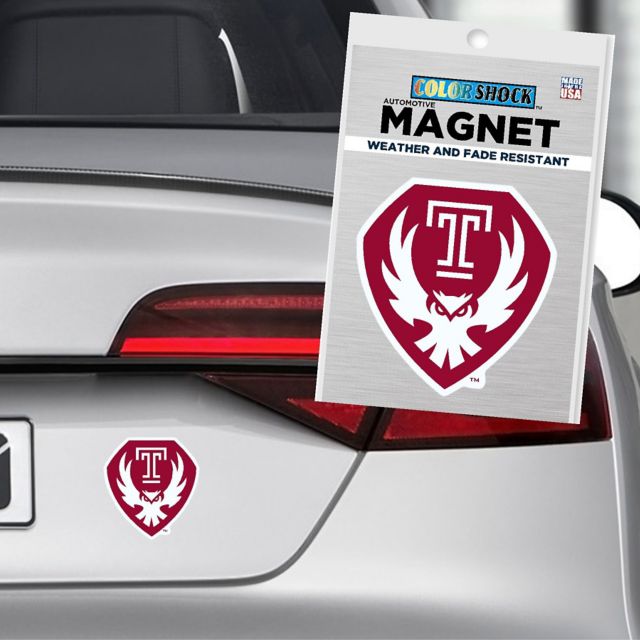Temple University Owls 4" x 4" Magnet