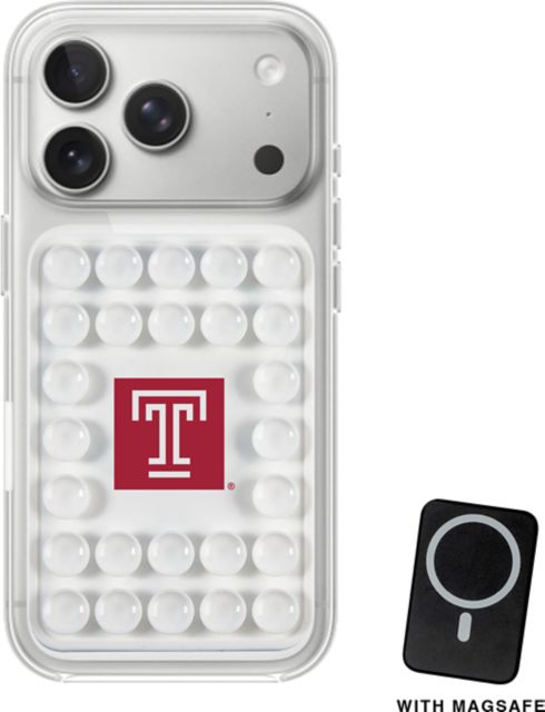 Temple University Silicone Holder with MagSafe