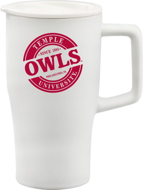 Temple University Owls 17 oz. Ceramic Travel Mug