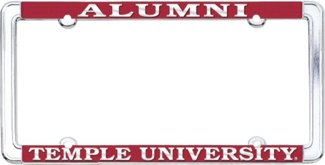 Temple University Alumni License Plate Frame