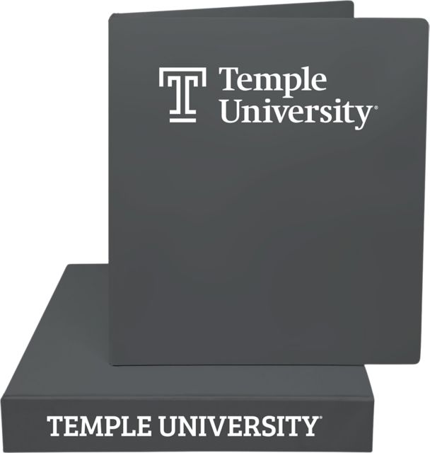 Temple University 1.5'' Vinyl Binder