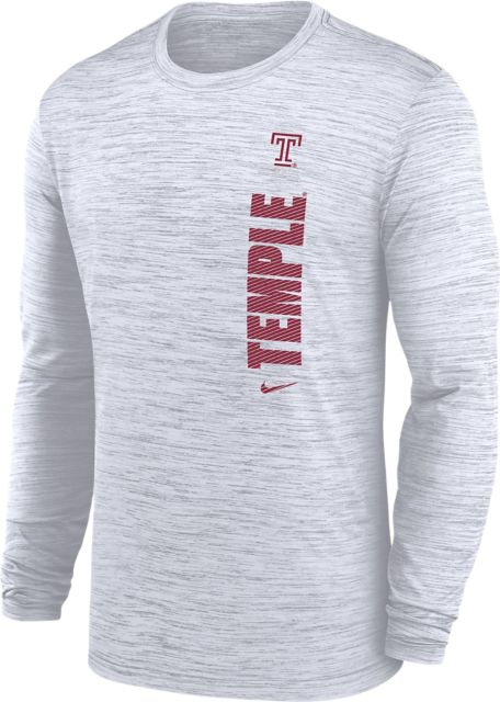 Temple University Owls Youth Velocity Short Sleeve T-Shirt