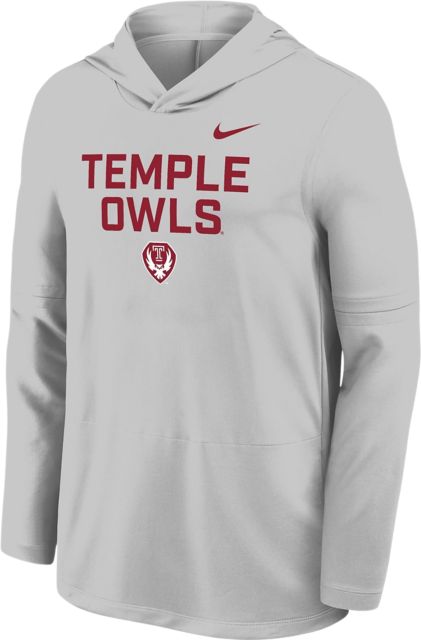 Temple University Owls Hooded Long Sleeve T-Shirt