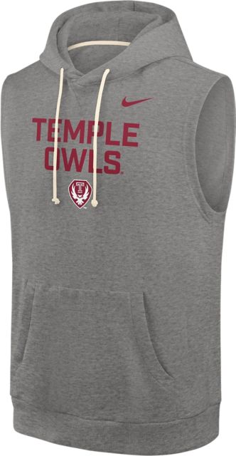 Temple University Owls Sleeveless Hooded Tee