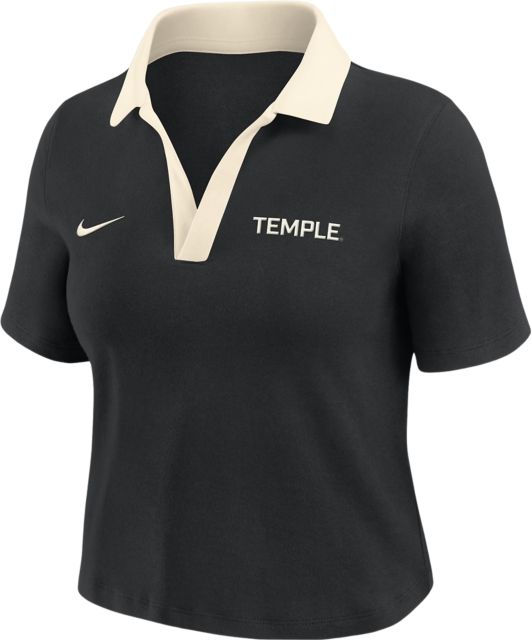 Temple University Women's Cropped Polo