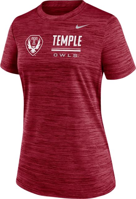 Temple University Owls Women's Velocity Short Sleeve T-Shirt