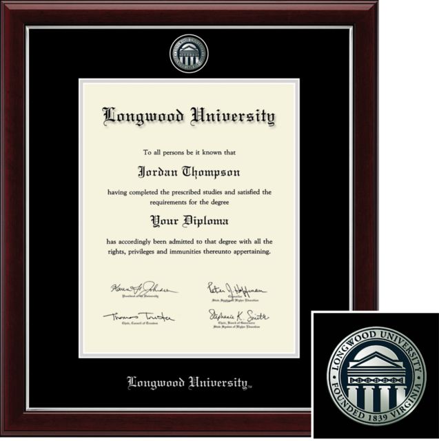 Longwood University  Masterpiece Diploma Frame 11 x 14