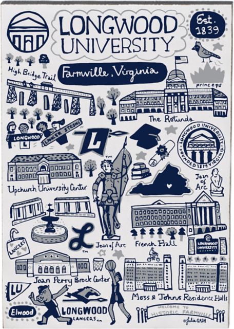 Longwood University Jumbo Magnet