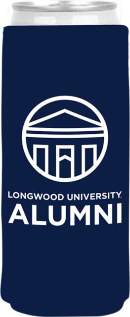 Longwood University Alumni Slim Can Coozie