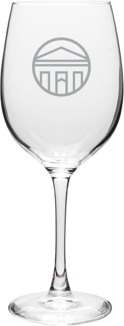 Longwood University 16 oz. Wine Glass