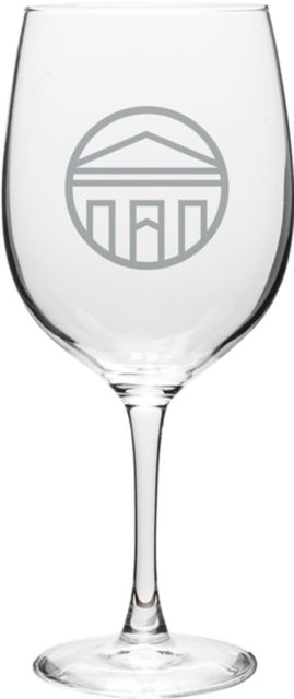 Longwood University 19 oz. Wine Glass