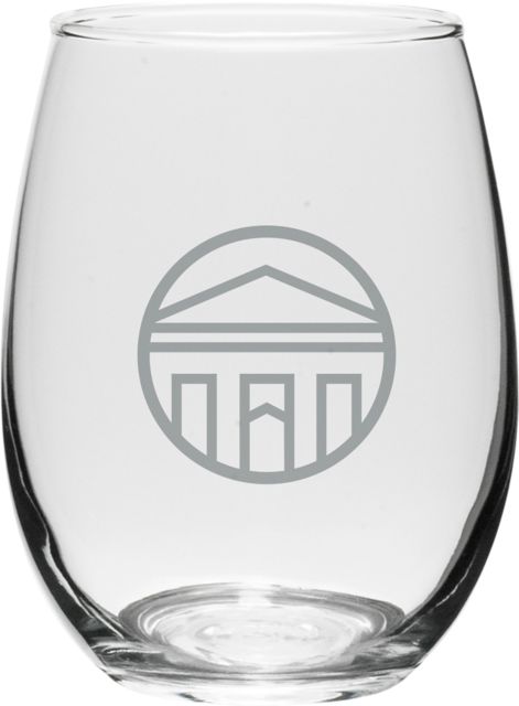 Longwood University 15 oz. Wine Glass