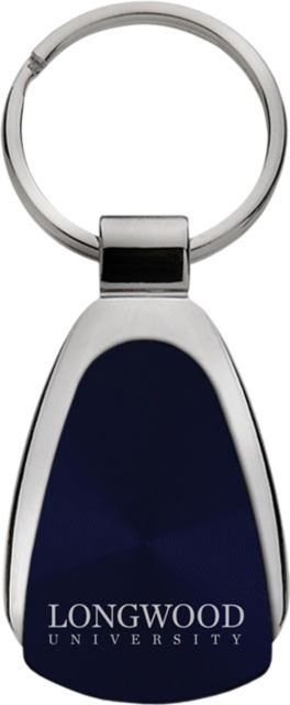 Longwood University Teardrop Key Tag