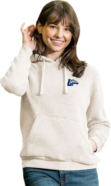 Longwood University Women's Sherpa Hooded Sweatshirt