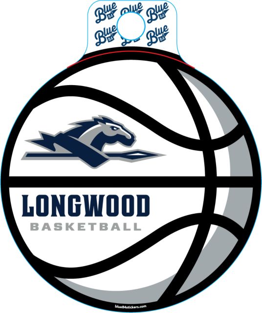 Longwood University Fullsize Basketball Sticker