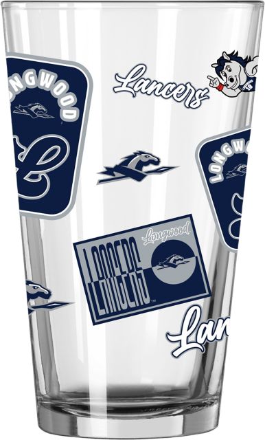 Longwood University 16 oz. Pint Glass