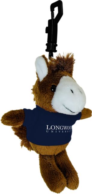 Longwood University Plush Keychain