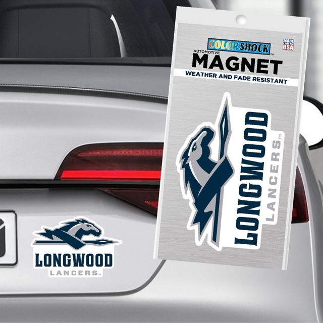 Longwood University 6x6 Lancers Magnet