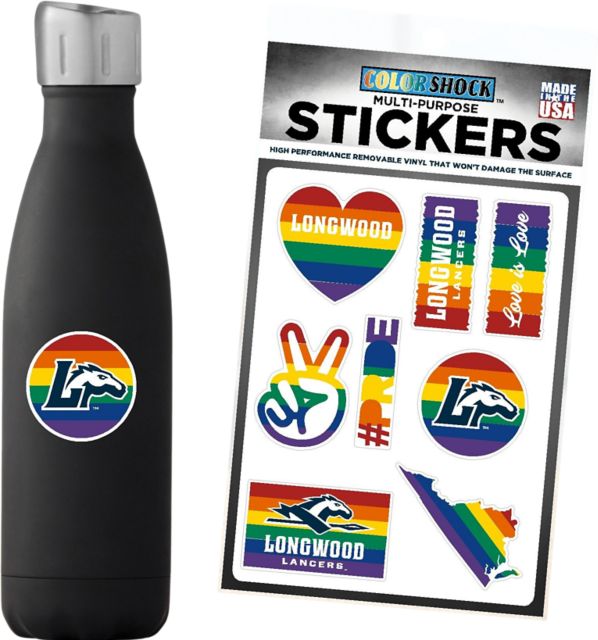 Longwood University 7.5'' x 7.5'' Sticker Sheet