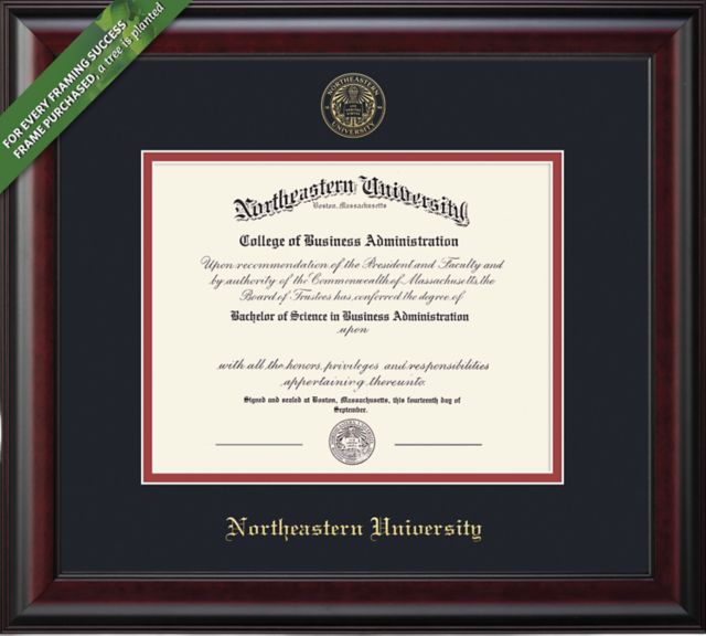 Northeastern University 11'' x 14'' Classic Diploma Frame