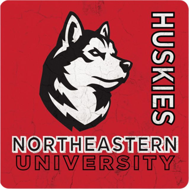 Northeastern University Huskies 4x4 Coaster