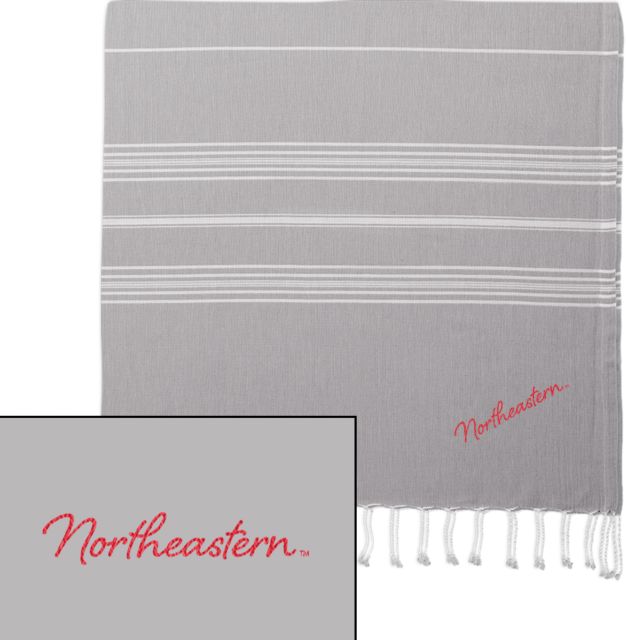 Northeastern University Cali Throw Blanket