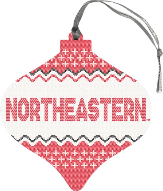 Northeastern University Bulb Ornament