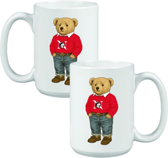 Northeastern University 15 oz. Teddy Bear Mug