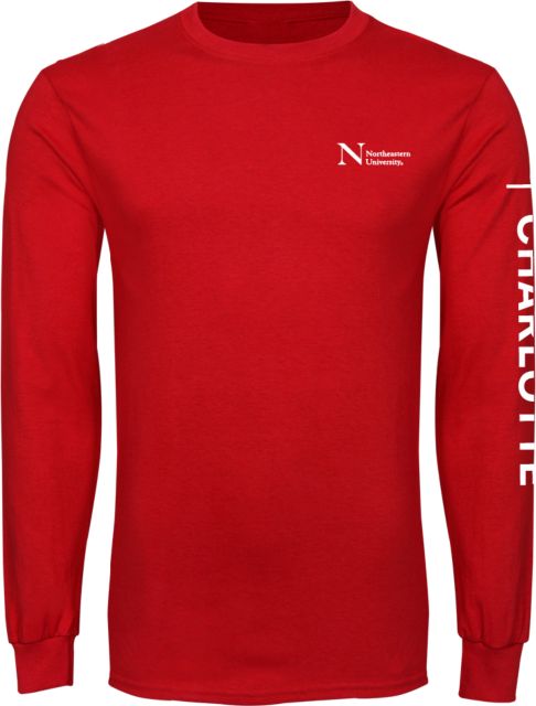 Northeastern University Charlotte Long Sleeve T-Shirt - ONLINE ONLY