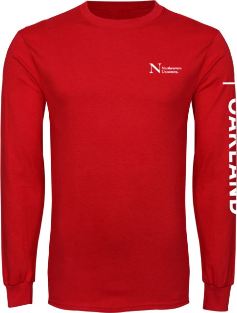 Northeastern University Oakland Long Sleeve T-Shirt - ONLINE ONLY
