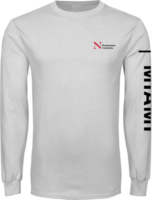Northeastern University Miami Long Sleeve T-Shirt - ONLINE ONLY