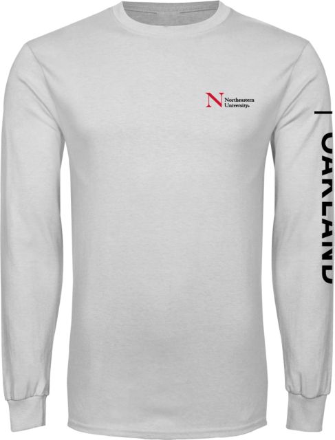 Northeastern University Oakland Long Sleeve T-Shirt - ONLINE ONLY