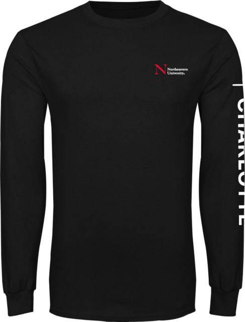 Northeastern University Charlotte Long Sleeve T-Shirt - ONLINE ONLY