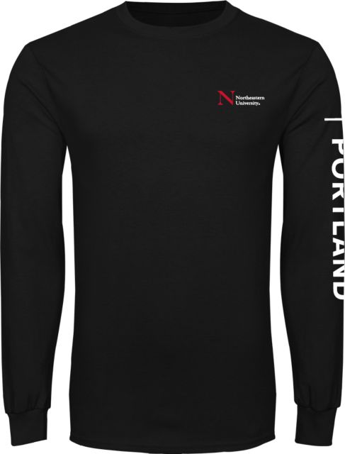 Northeastern University Portland Long Sleeve T-Shirt - ONLINE ONLY