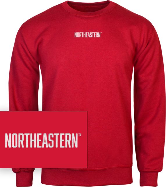 Northeastern University Northeastern Fleece Chainstitch Crewneck Sweatshirt