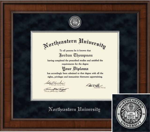 Northeastern University 11x14 Presidential Diploma Frame
