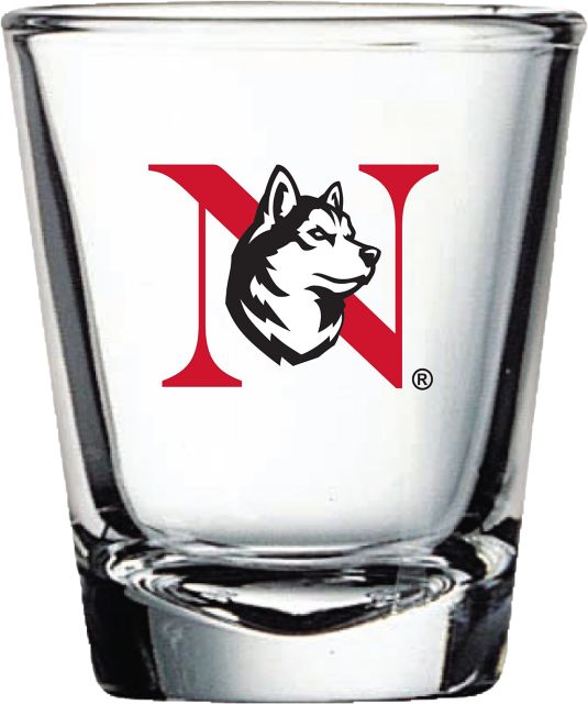 Northeastern University 1.5 oz. Collector's Glass