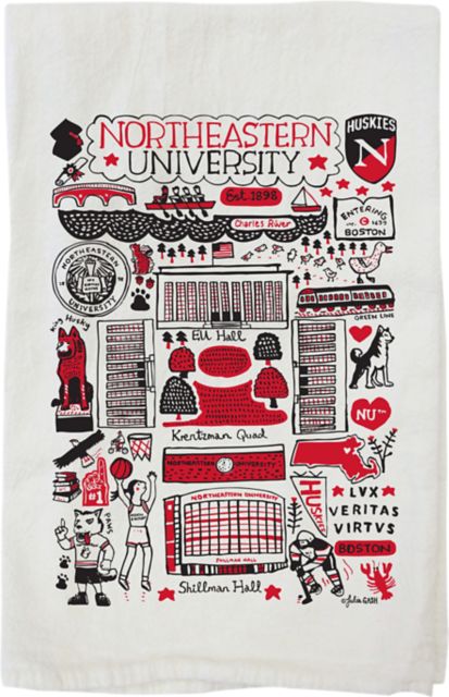 Northeastern University Kitchen Towel