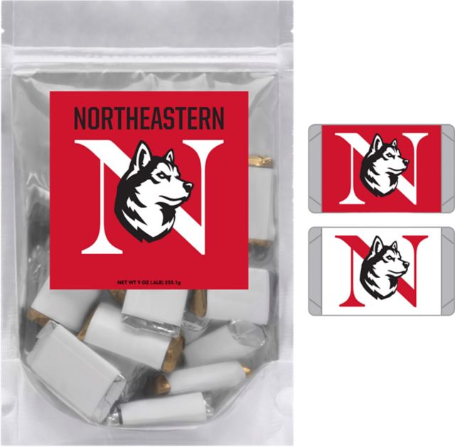 Northeastern University Chocolate Bag