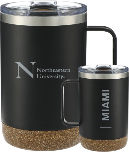 Northeastern University Miami Insulated Camp Mug - ONLINE ONLY