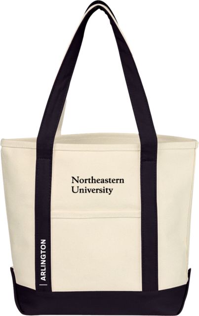 Northeastern University Arlington Canvas Tote Bag - ONLINE ONLY