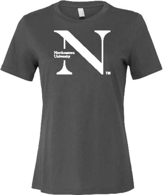 Northeastern University Relaxed Cotton Short Sleeve T-Shirt