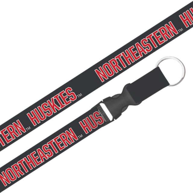 Northeastern University Huskies Lanyard with Buckle