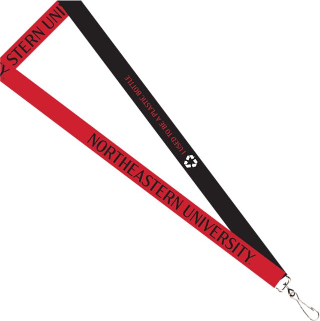Northeastern University Recycled Lanyard