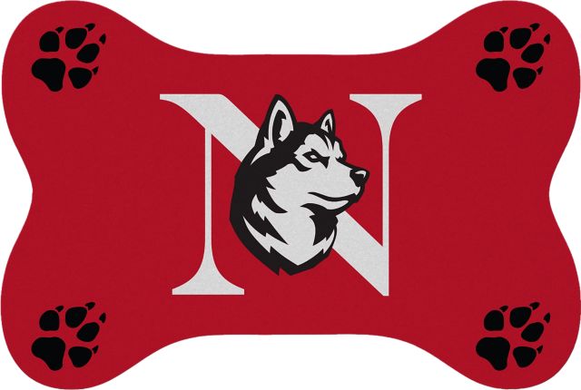 Northeastern University Bone Shaped Pet Mat