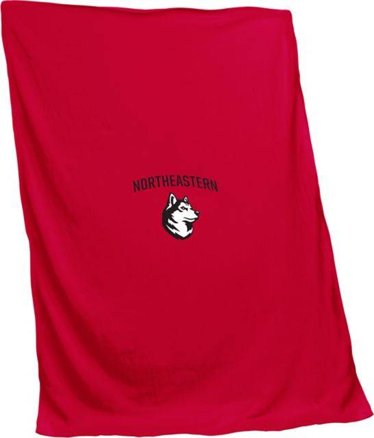 Northeastern University 84x54 Huskies Sweatshirt Blanket