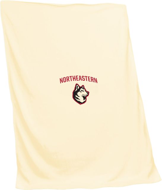 Northeastern University 84x54 Huskies Sweatshirt Blanket