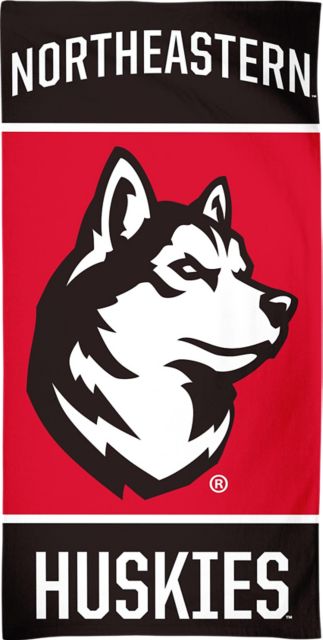 Northeastern University 30 x 60 Beach Towel