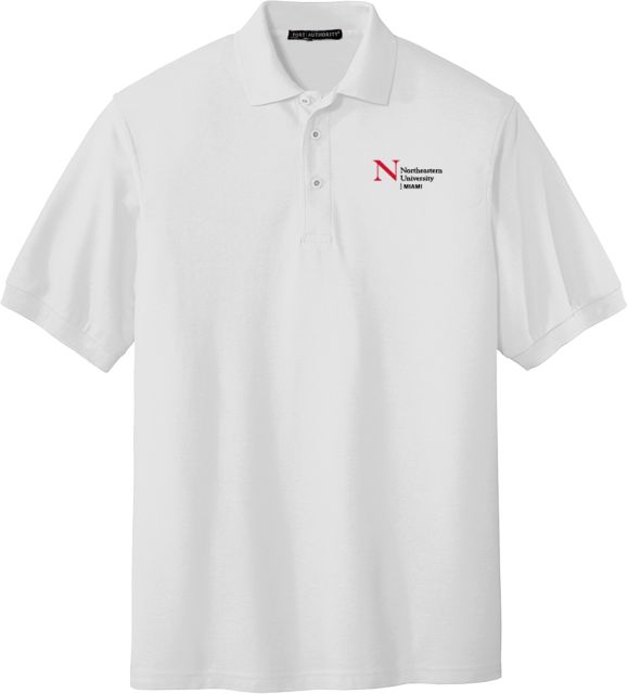 Northeastern University Miami Silk Touch Polo - ONLINE ONLY